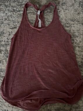 lululemon athletica Maroon Racerback Tank